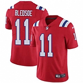 Nike New England Patriots #11 Drew Bledsoe Red Alternate NFL Vapor Untouchable Limited Jersey,baseball caps,new era cap wholesale,wholesale hats